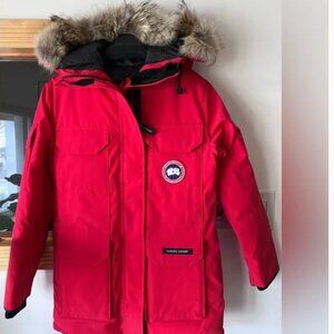 Authentic NWT CANADA GOOSE Expedition Fur Hood Parka Coat rare Red XXS $1950